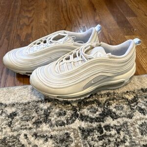 White max Nike shoes